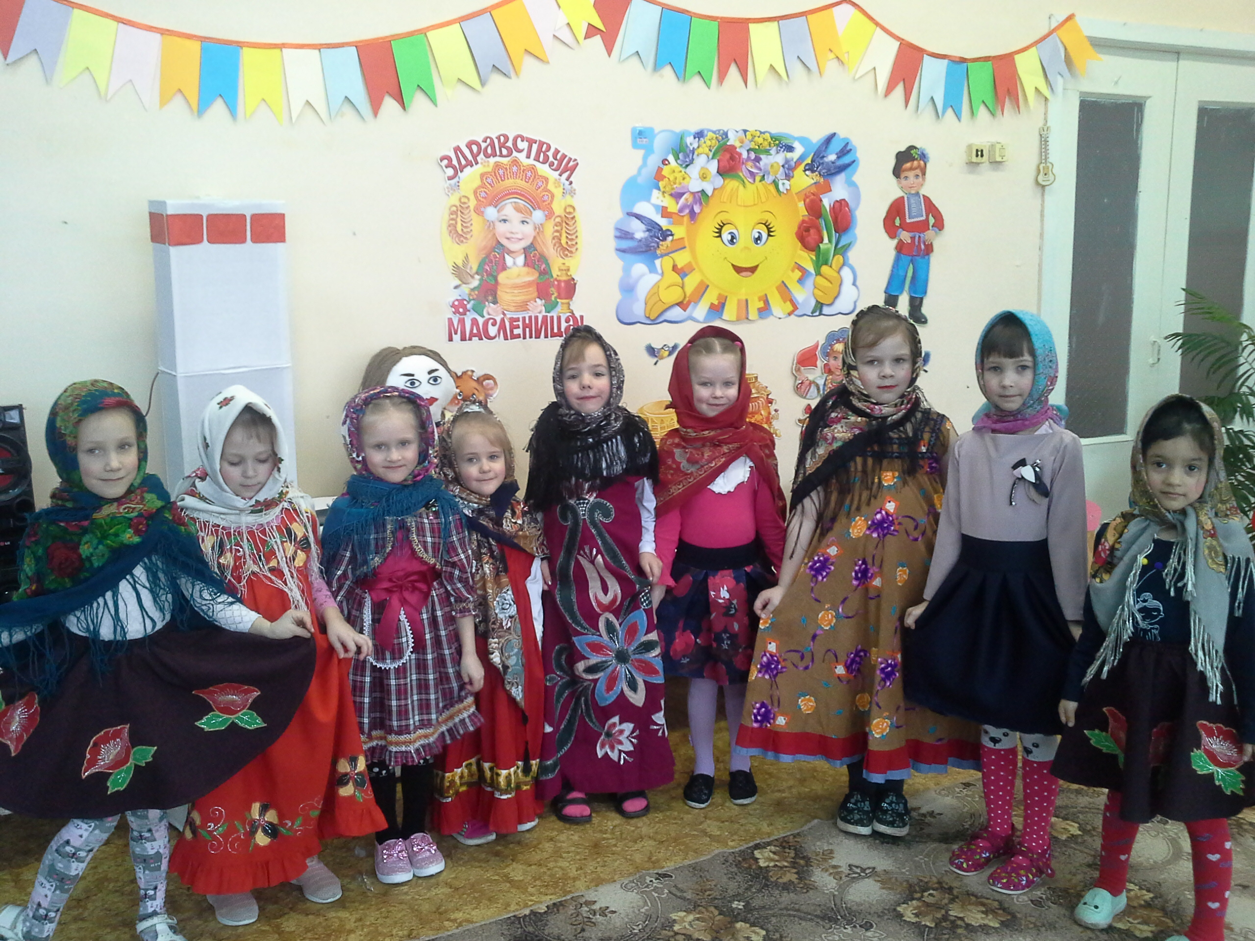 Праздник Масленица В МБДОУ детском саду "Колобок"
