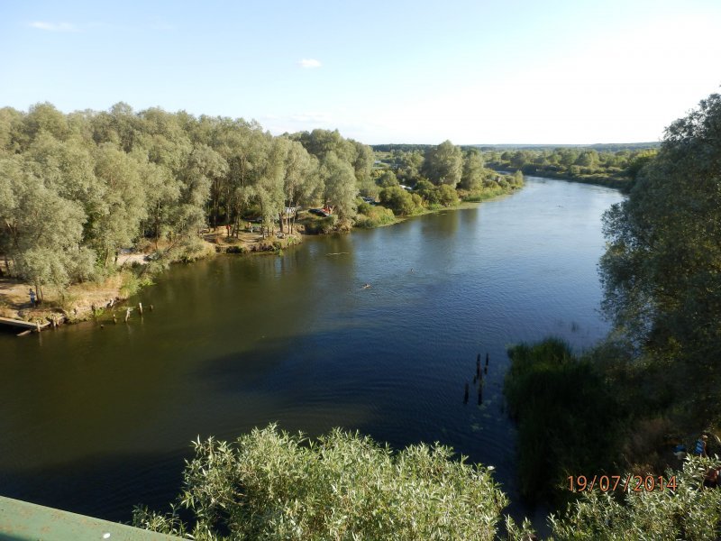 Пляж на р. Воронеж
